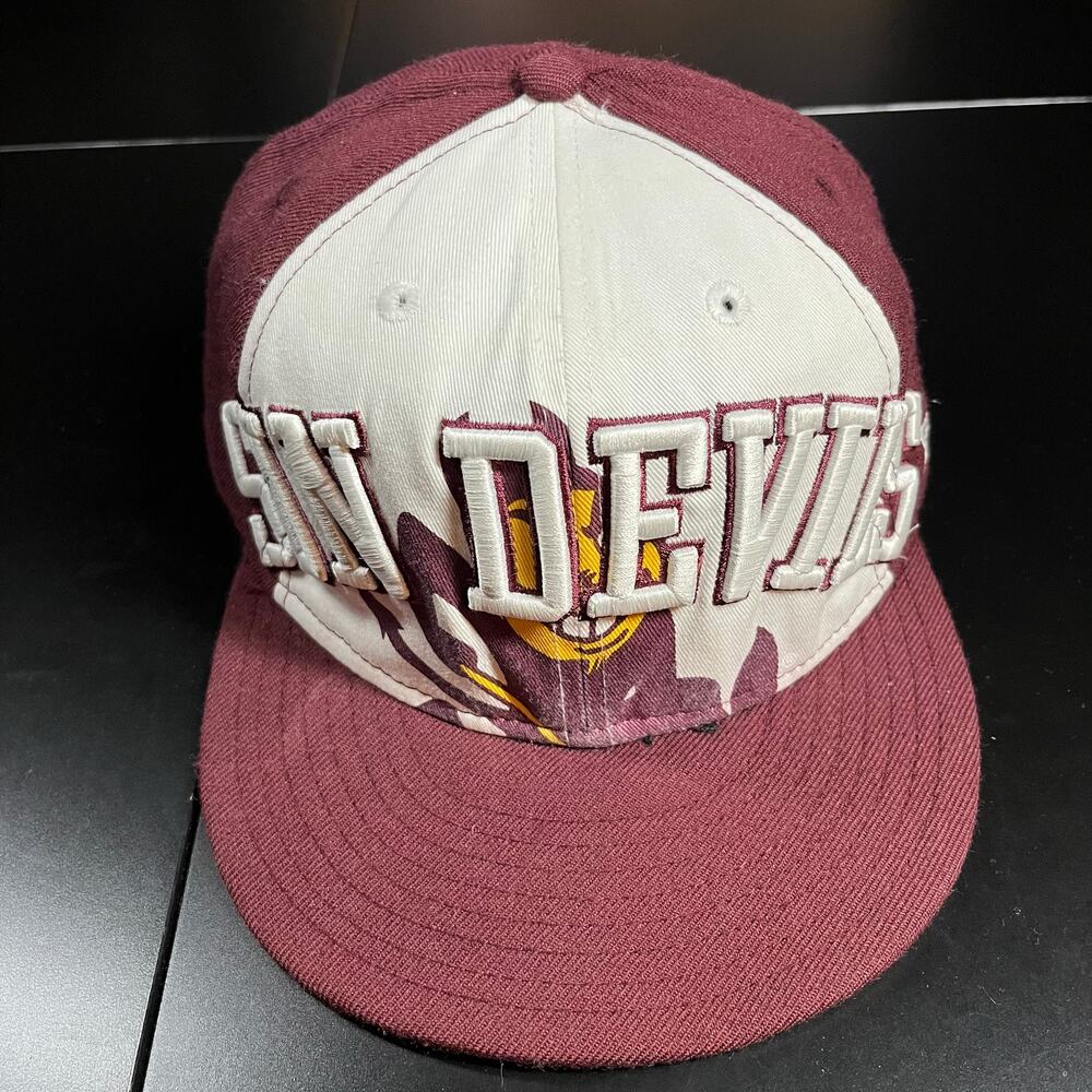Vintage‎ New Era 59Fifty Arizona Sun Devils Fitted Men’s Sz 7 1/2 Preowned